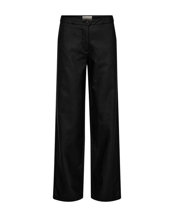Freequent FQSOLVEJ Coated Wide Leg Pants 207578